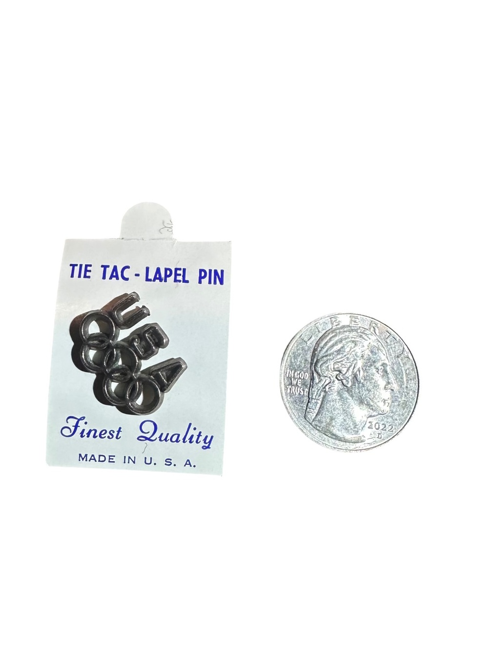 Silver Tie Tac/Lapel Pin Backs - Set of Metal Fasteners